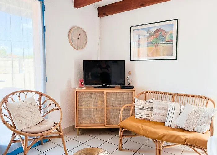 בית נופש Duplex La Baleine Bleue ביסקארוס